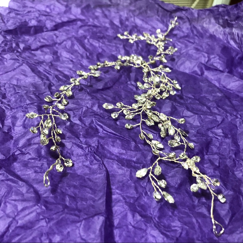 Bridal Headpiece Rhinestone - Picture 9 of 12